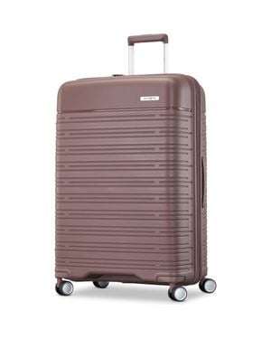Samsonite Elevation Plus 28 Large Checked Spinner Luggage - Brown