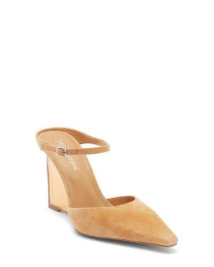 Jeffrey Campbell Maribelle Wedge Mule - Natural