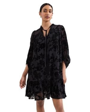 Phase Eight Mila Velvet Dress - Black