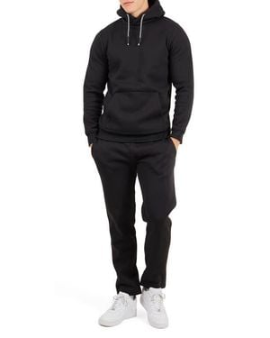 Brave Soul Hoodie And Jogger Set - Black
