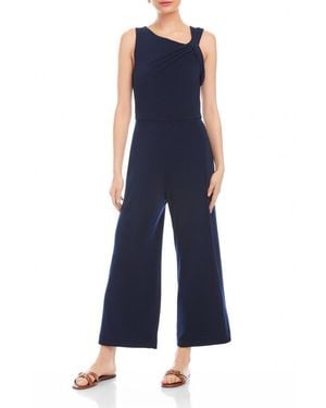 Fifteen Twenty Becca Travel Jersey Jumpsuit - Blue