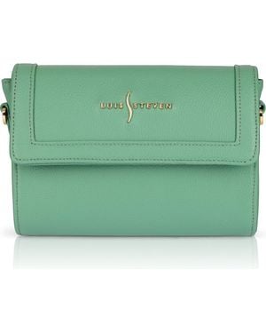 Luis Steven Charley Leather Crossbody - Green