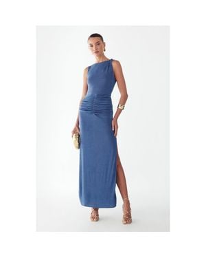 BWLDR Drew Maxi Dress - Blue