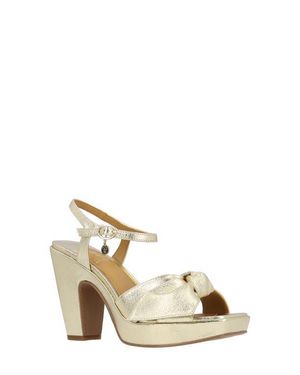 J. Reneé Burkett Ankle Strap Platform Sandal - Natural