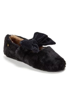 Dearfoams Maryanne Luxe Teddy Maryjane - Black