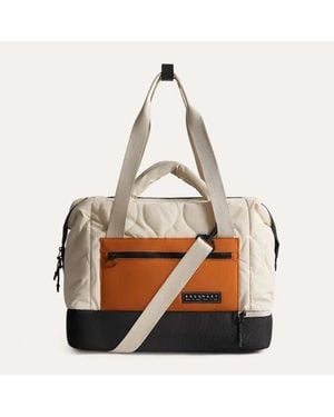 Bagsmart Paz 34L Laptop Duffle With Shoe Compartment - Brown