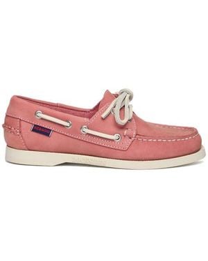 Sebago Portland Nubuck Boat Shoes - Pink