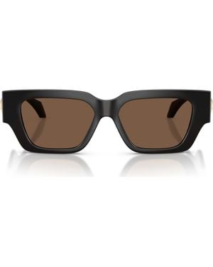 Versace 53Mm Square Sunglasses - Brown