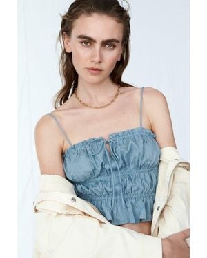 H&M Tie-Strap Top - Blue