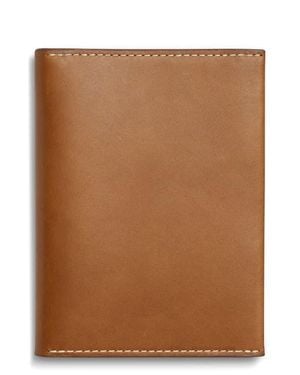 Shinola Leather Passport Holder - Brown