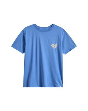 Rip Curl Kids' Network Heart Cotton Graphic T-Shirt - Blue