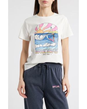 Rip Curl Stringers Standard Graphic T-Shirt - White