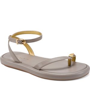 Donna Karan Tabitha Ankle Strap Sandal - Metallic