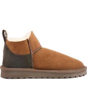 Celtic & Co. British Braid Trim Super Shortie Boot - Brown