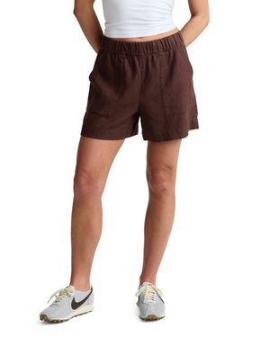 Beyond Yoga Softwash Linen Easy Shorts - Brown