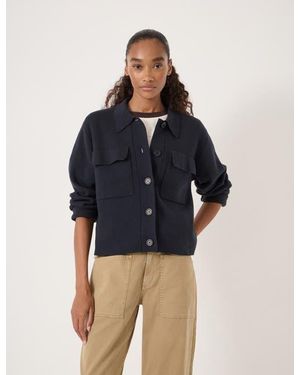Hush Bobbie Knitted Shacket - Blue
