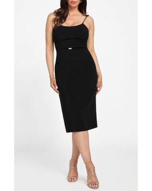 Marciano Ella Chain Link Strap Dress - Black
