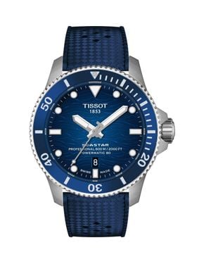 Tissot Seastar 2000 Professional Powermatic 80 Watch, 44Mm - Blue