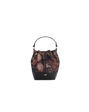 Fable England Deco Bloom Bucket Bag - Brown