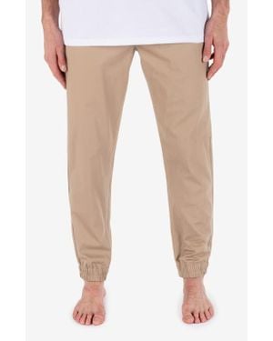 Hurley Icon Stretch Cotton Sweatpants - White