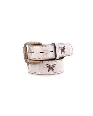 Bed Stu Wander Belt - White