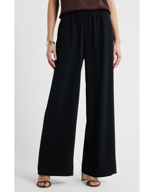 Nordstrom Pull-On Wide Leg Pants - Black