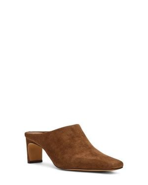 Steve Madden Jamason Leather Heeled Mule - Brown