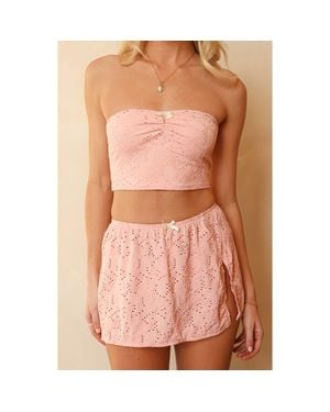 Dippin' Daisy's Charmed Mini Skirt - Pink