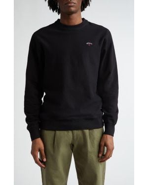 Noah Classic French Terry Crewneck Sweatshirt - Black