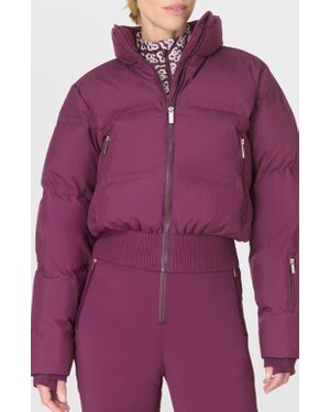 Sweaty Betty Crop Waterproof Ski Jacket - Purple