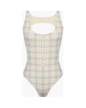 Oddli Button One Piece - Natural