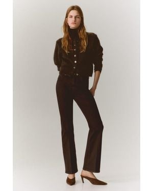 H&M Bootcut High Jeans - Brown