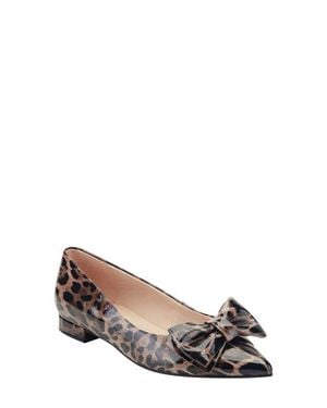 Bandolino Alicce Faux Leather Pointed Toe Flat - Brown