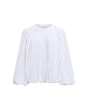 Callas Milano Giulia Pleated Poet Shirt - White