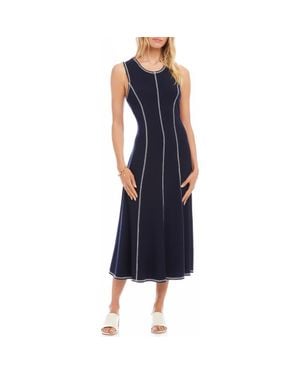 Karen Kane Sleeveless Jersey Midi Dress in Blue | Lyst Karen Kane Sleeveless Jersey Midi Dress in Blue | Lyst