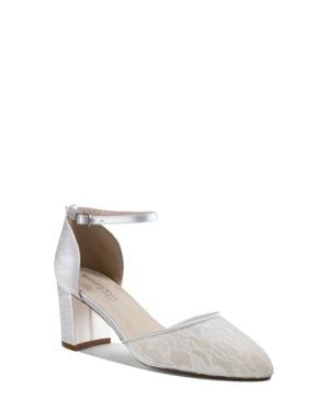Touch Ups Hazel Ankle Strap Pump - White