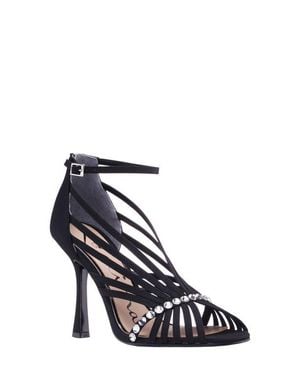 Nina Dani Crystal Embellished Sandal - Black