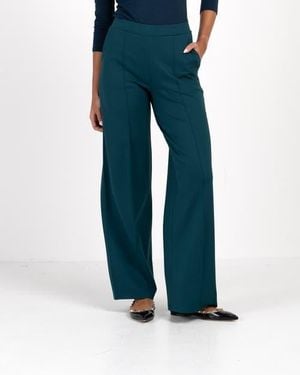 Kettlewell Ponte Wide Leg Pants - Blue