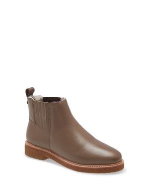 Botkier Chelsea Faux Shearling Lined Boot - Brown