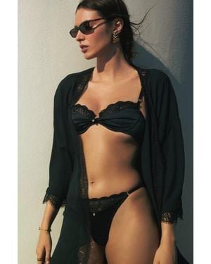 House of Silk Monica Bra - Black