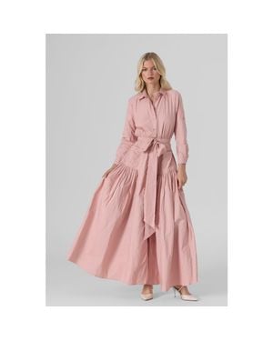 Le Fafo Bella Belted Dress - Pink