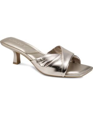 DKNY Jolaine Twist Sandal - White