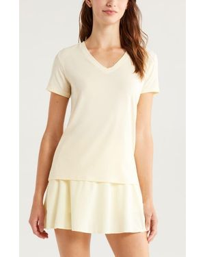 Zella Breathe Active T-Shirt - Natural