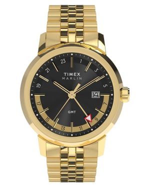 Timex Marlin Gmt Bracelet Watch, 40Mm - Metallic