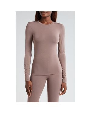 UGG Aidelene Long Sleeve Sleep Top - Brown