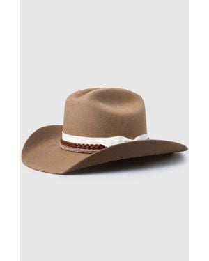 Manuela Canyon Belle Wool Western Cowboy Hat - Natural