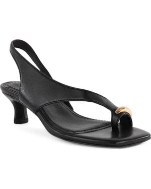 Seychelles Sparks Flying Slingback Kitten Heel Sandal - Black