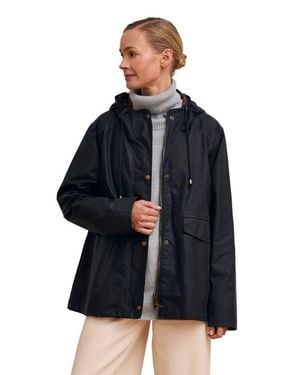 Celtic & Co. British Pleat Back Waxed Jacket - Blue