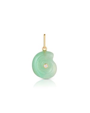 Thatch Nautilus Charm - Blue