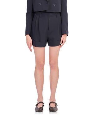 English Factory High Waist Shorts - Blue
